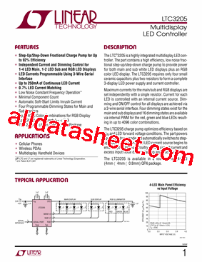 LTC3205EUF型号图片