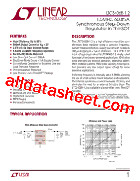 LTC3406B-1.2_15型号图片
