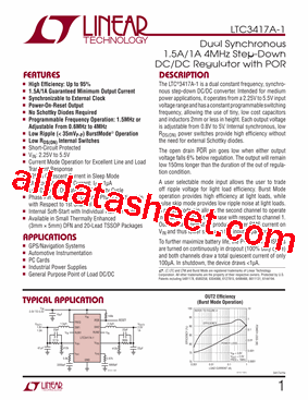 LTC3417AEFE-1-PBF型号图片