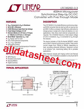 LTC3525DESC6-3.3型号图片