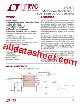 LTC3532EDD-TRPBF型号图片