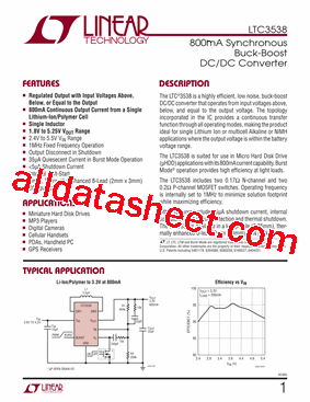 LTC3538EDCB-PBF型号图片