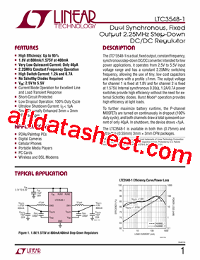 LTC3548-1型号图片