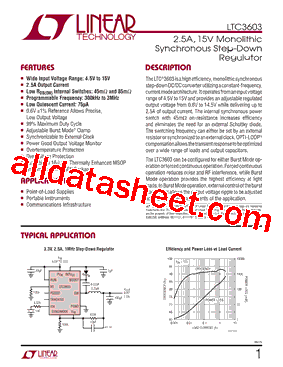 LTC3603EMSEPBF型号图片