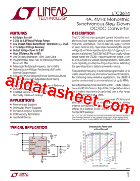 LTC3614IUDD-TRPBF型号图片