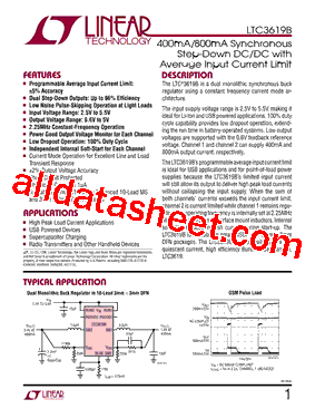 LTC3619BIDD-TRPBF型号图片