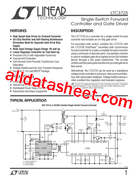 LTC3725EMSETRPBF型号图片