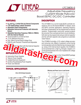 LTC3805IMSE-5-TRMPBF型号图片
