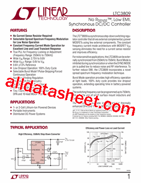 LTC3809EMSE型号图片