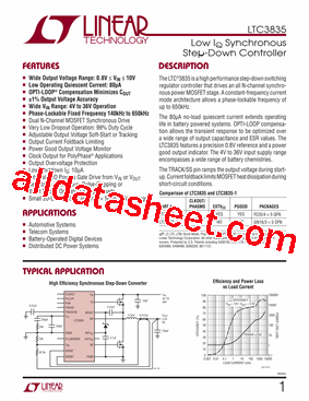 LTC3835EGN-1-PBF型号图片
