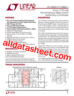 LTC3850EGN-1PBF型号图片