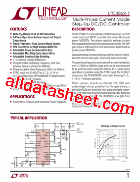 LTC3862FE-1型号图片
