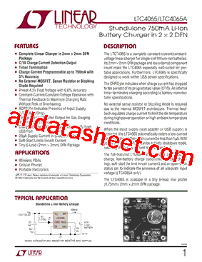 LTC4065LXEDC型号图片