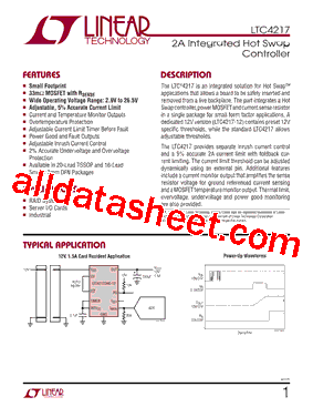 LTC4217CFE-PBF型号图片
