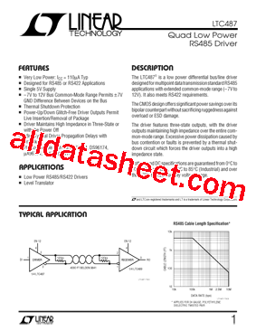 LTC487CN型号图片