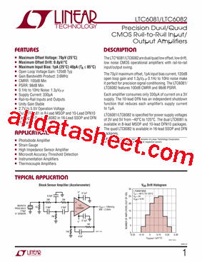 LTC6082IMS8-TR型号图片