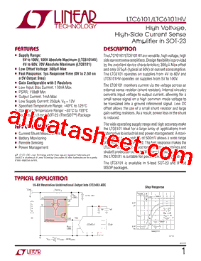 LTC6101HVAIMS8型号图片