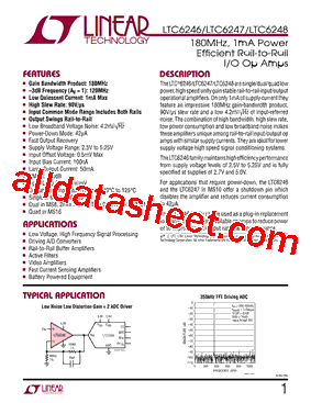 LTC6247CTS8TRMPBF型号图片