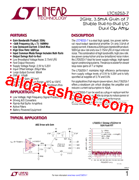 LTC6253-7型号图片