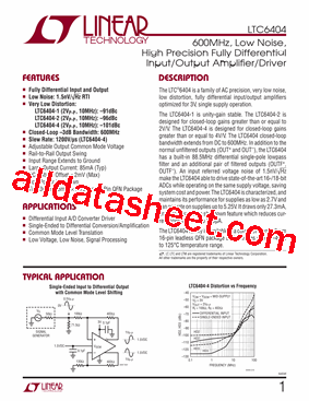 LTC6404IUD-1-TRPBF型号图片