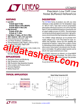 LTC6652BHMS8-2.048型号图片