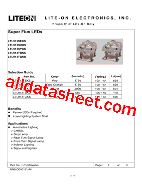 LTL913SYKS型号图片