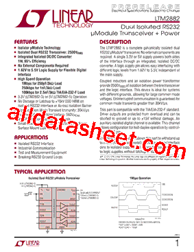 LTM2882CV-3PBF型号图片