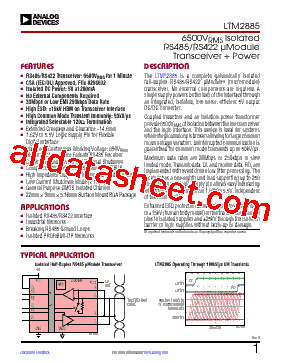 LTM2885HYPBF型号图片