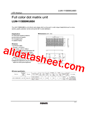 LUM-115BBMU8B0型号图片