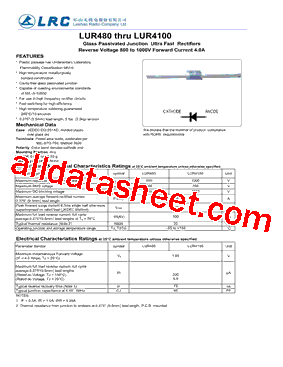 LUR480型号图片