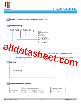 LUW0904T-471-N型号图片