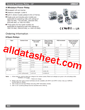 LY2-0-DC101100型号图片