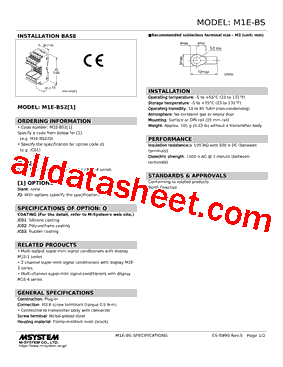 M1E-BS2/Q型号图片