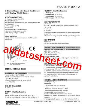 M1EXR-2-R/C03型号图片