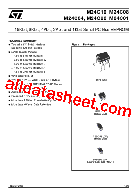 M24C01-WDS6T型号图片