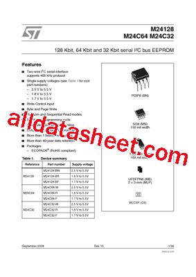 M24C64RCS5TG型号图片