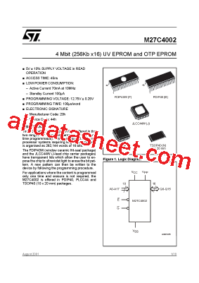 M27C4002-45J1TR型号图片