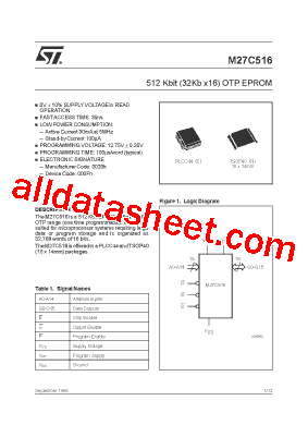 M27C516-10C6TR型号图片