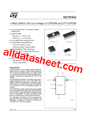 M27W402-200B6TR型号图片