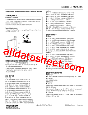 M2AMS-11-R2/UL型号图片