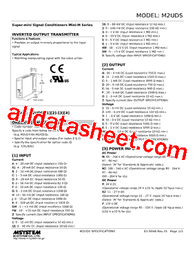 M2UDS-01-R2/CE型号图片