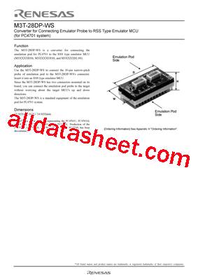 M3T-28DP-WS型号图片