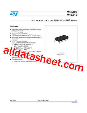 M48Z12-200PC1型号图片