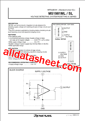 M51981SL型号图片