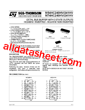 M54HC241HVF1R型号图片