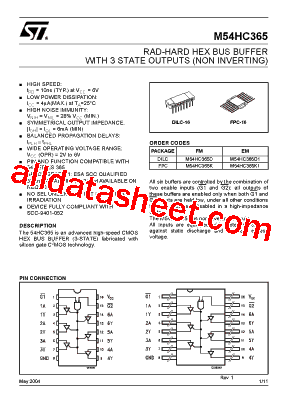 M54HC366型号图片