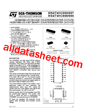 M54HC698C1R型号图片