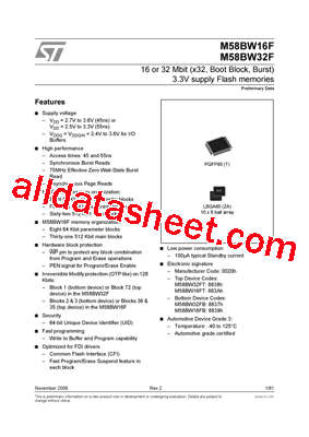 M58BW32FB5T3型号图片