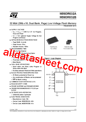 M59DR032B型号图片