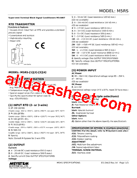 M5RS型号图片